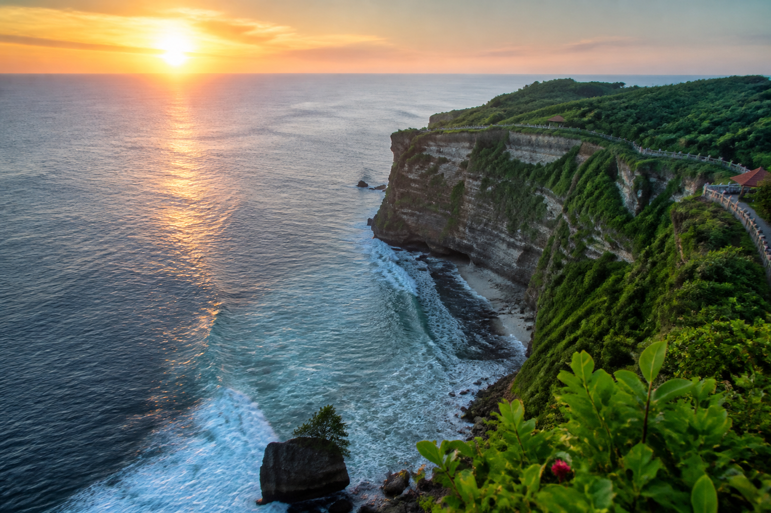 Australian tourist dies after 80m fall at popular Bali destination - Stuff